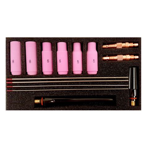 Onlinetools Weldco Tig Torch Consumable Kit Tig Wp17 26