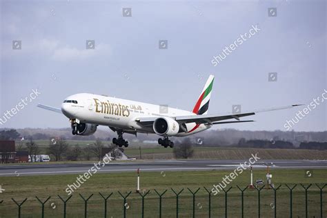 Emirates Boeing 777 Aircraft Seen Flying Editorial Stock Photo - Stock ...