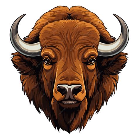 Premium Vector Bison Vector On White Background