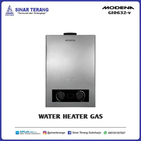 Jual Modena Rapido Gi V Pemanas Air Gas Instant Water Heater L