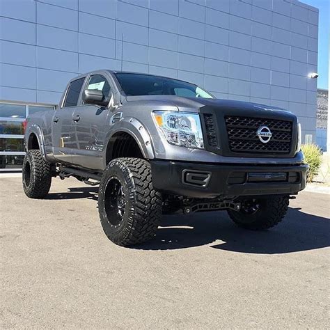 6" #Roughcountry lifted Nissan Titan XD 📷: @marvinbuilt | Nissan titan ...