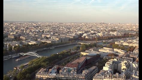 A Vista Mais Espetacular De Paris Do Topo Da Torre Eiffel Youtube