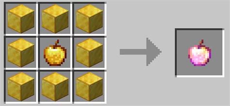 Notch Apple Recipe Minecraft Data Pack