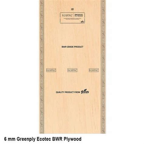 Greenply Ecotec BWR Plywood For Furniture At Rs 60 Sq Ft In Kolkata