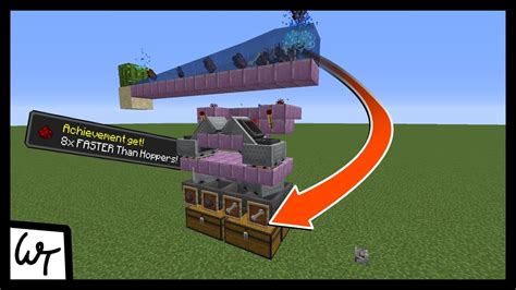 Hopper Minecart Item Sorter Minecraft 15 121 Youtube