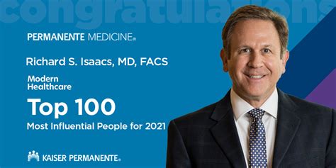 Richard S Isaacs Md Facs Named To Modern Healthcares 100 Most Influential People For 2021