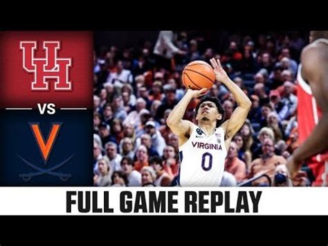 Houston Vs Virginia Full Game Replay 2022 23 ACC Mens Basketball