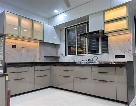 Modern Wooden L Shape Modular Kitchen At Rs Sq Ft In Pune Id