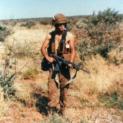 South African soldier posing during the Border War [413x413] : r ...