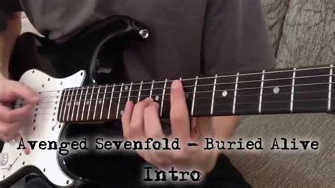 Avenged Sevenfold Buried Alive Intro Cover Youtube