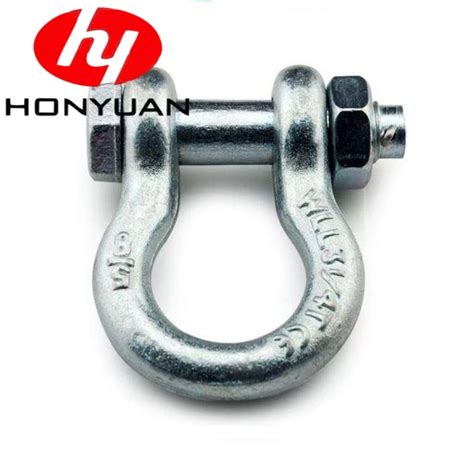 Us Type G Adjustable Bow Shackle With Safety Bolt And Nut Bow