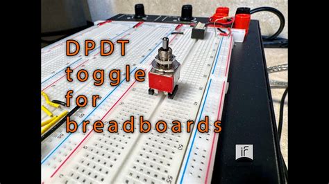 Compact Sturdy Dpdt Toggle Switch On Off On For Breadboard And