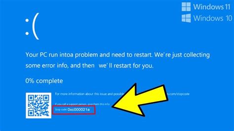 Fix Error Code Xc A Blue Screen In Windows How To