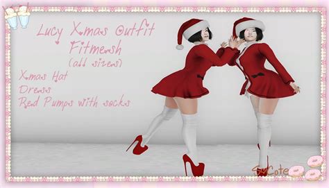 Second Life Marketplace - SoCute- Lucy Christmas Outfit