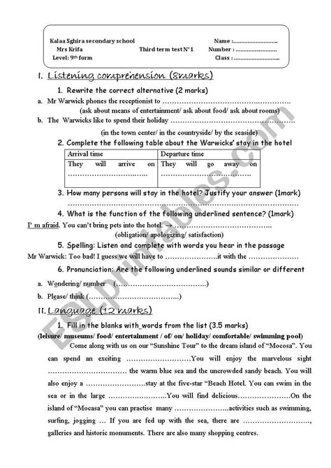 Exams Esl Worksheet By Chakira