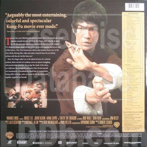 LaserDisc Database Enter The Dragon Special Edition 15920 On LD