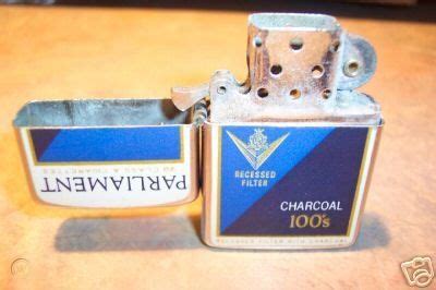 VINTAGE ADVERTISING CIGARETTE LIGHTER PARLIAMENT HI-LIT | #36244981