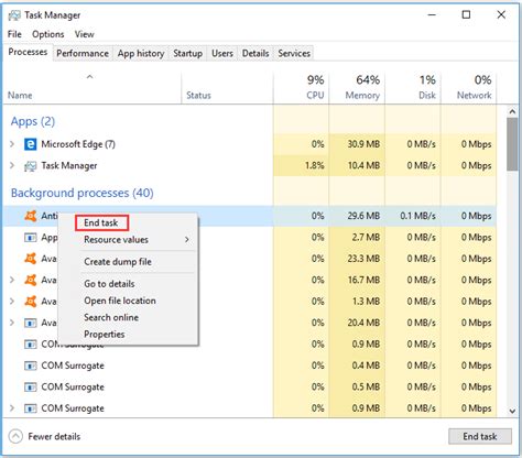 How To Identify And End High Resource Process With Task Manager Minitool