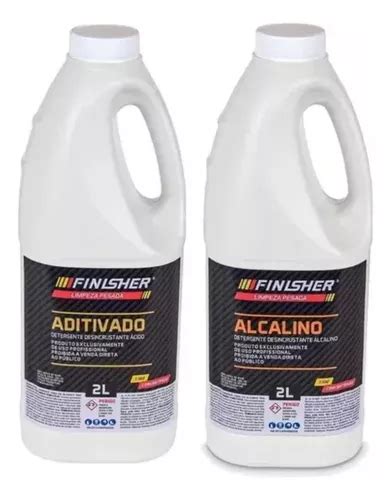 Kit Aditivado E Alcalino Detergente Desincrustante Finisher MercadoLivre