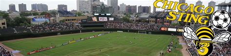 Wrigley Field Home To Chicago Sting Football Ground Map