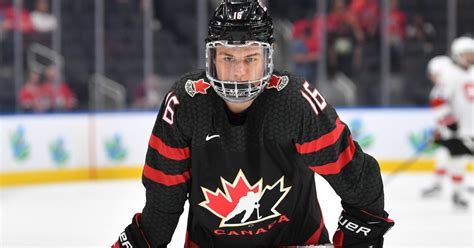 Connor Bedard ties Jordan Eberle's Team Canada record with 14th World ...