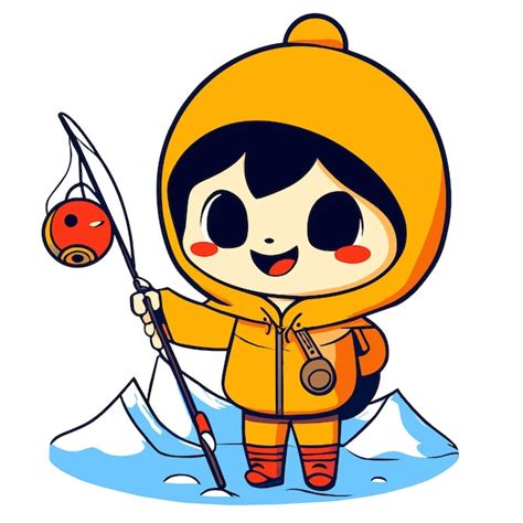 Premium Vector | Winter Wonderland Cute Boy Cartoon Vector Illustration