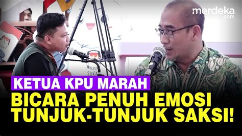 Rapat Pleno Panas Amarah Ketua Kpu Meledak Hingga Tunjuk Tunjuk Saksi