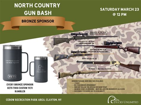 2024 North Country Gun Bash Sat Mar 23 2024