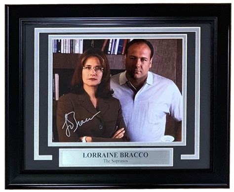 Lorraine Bracco Signed The Sopranos Custom Framed Photo Jsa