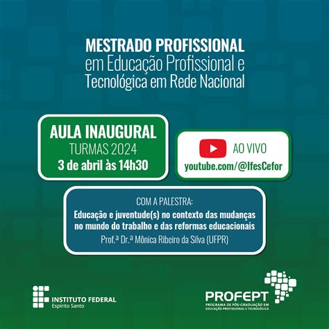 Aula Inaugural Profept Ifsuldeminas Campus Pocos