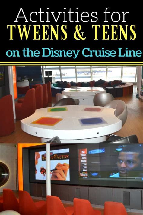 Activities for Tweens & Teens on Disney Cruise Ships | Disney cruise ...