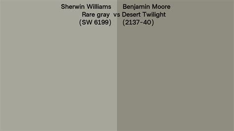 Sherwin Williams Rare Gray Sw 6199 Vs Benjamin Moore Desert Twilight