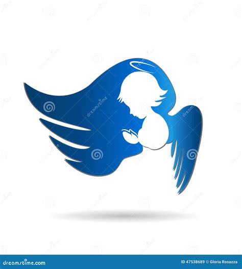 Angel praying stock vector. Illustration of cartoons - 47538689