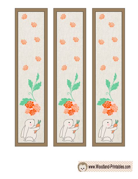 Free Printable Woodland Animals Bookmarks