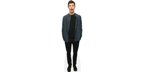 Shawn Mendes Checked Shirt Cardboard Cutout