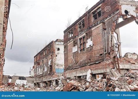 Ruins Of The Factory Stock Image Image Of Destruction 72523201