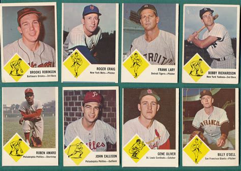 Lot Detail 1963 Fleer Lot Of 16 W Mays