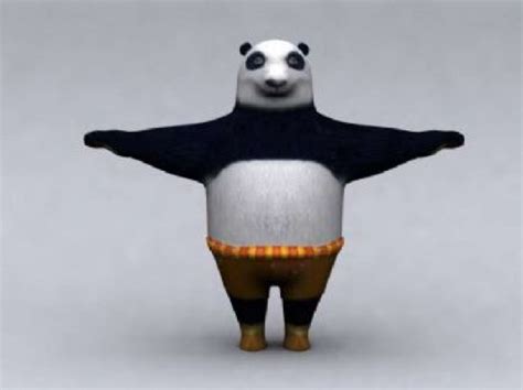 Kung Fu Panda Free 3D Model - .max - Free3D