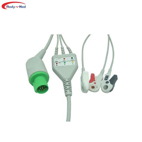 Compatible With Hellige One Piece Lead Lead Ecg Cable One Piece Ecg