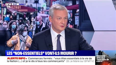 Bruno Le Maire Il Fallait Prendre Des Mesures Drastiques C Est Un