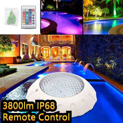 Ip Waterproof W V Led Pool Lights Underwater Rgb Swimming Light