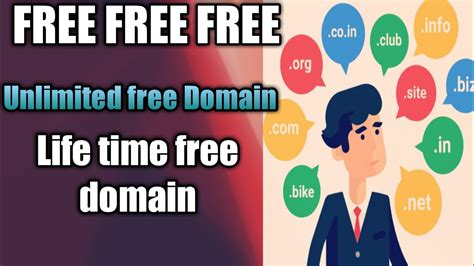 How To Get Free Domain Name For Lifetime Free Unlimited Domain