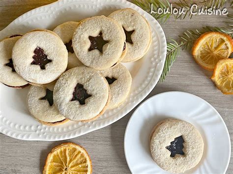 Biscuiti Linzer Loulou Cuisine