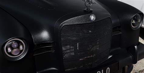 Most Sinister Restomod Right Now Is A Matte Black Mercedes Benz Ponton With An Amg Engine