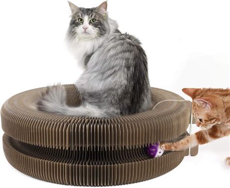 Amazon Pawaboo Cat Scratcher Lounge Bed Multifunctional