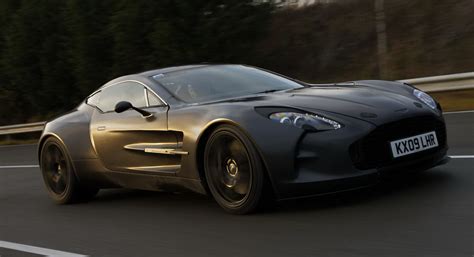 Aston Martin One 77 Supercar Records 220mph 355km H Top Speed During