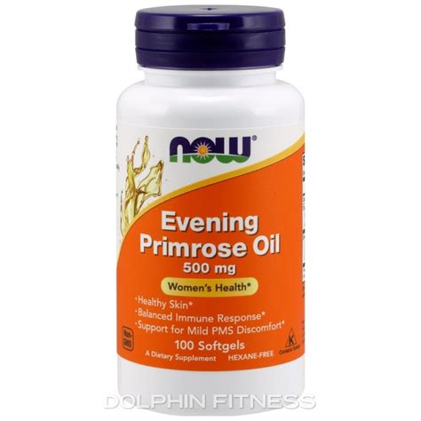 NOW Evening Primrose Oil 500 Mg 100 Softgels