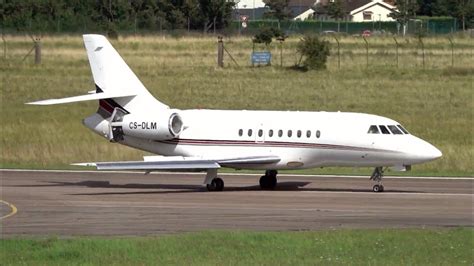 Netjets Dassault Falcon Ex Cs Dlm Landing At Nancy Essey Airport