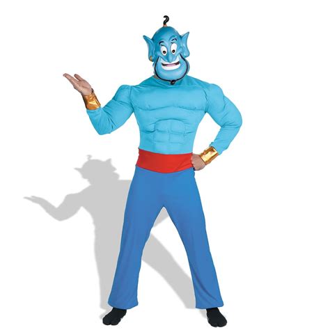 Aladdin Disney Genie Muscle Costume - Walmart.com