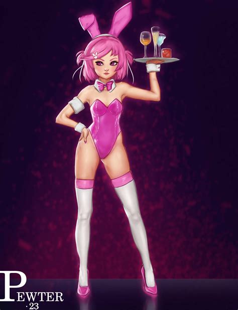 Bunny Suit Natsuki by Pewter-boi on Newgrounds